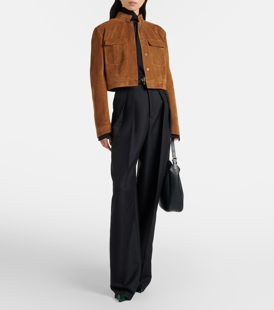  Tom Ford Tom Ford Cropped Suede Jacket 