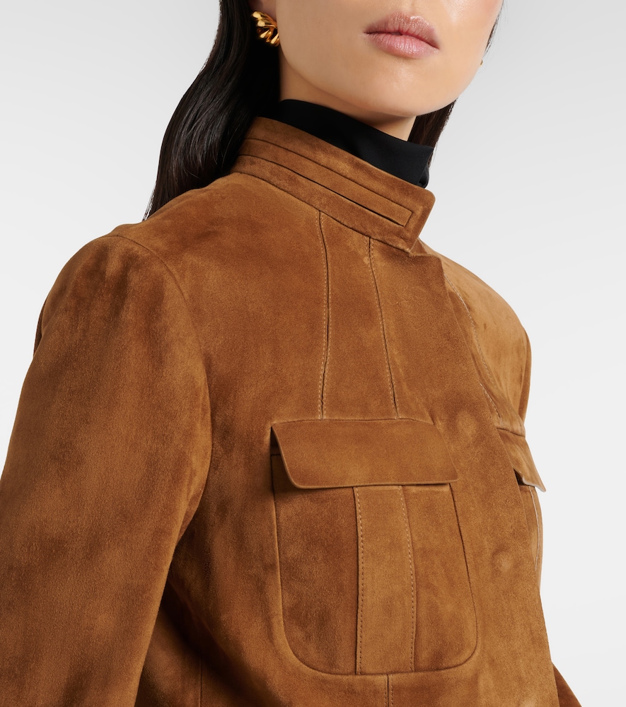 Cropped Suede Jacket