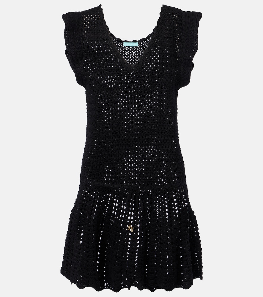 Melissa Odabash Bailey Knitted Cotton Minidress