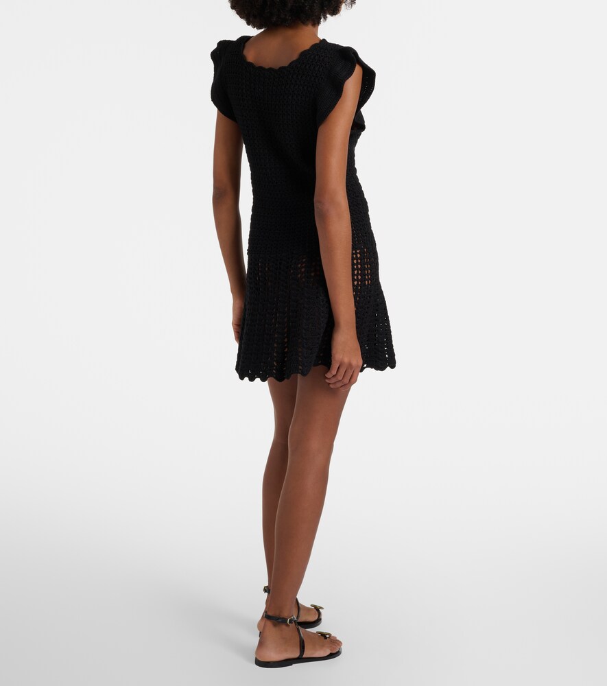  Melissa Odabash Melissa Odabash Bailey Knitted Cotton Minidress 
