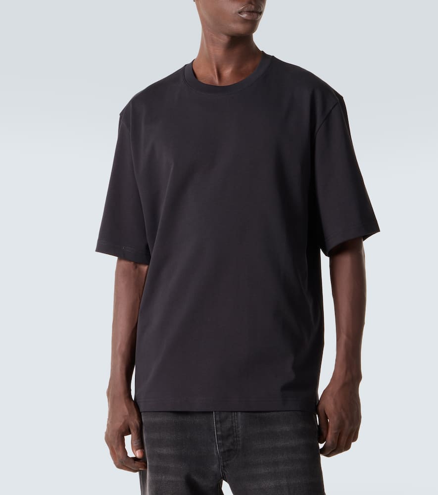 Studio Nicholson Cotton Jersey T-shirt In Black