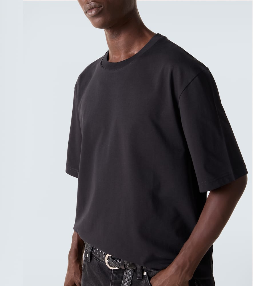 Studio Nicholson Cotton Jersey T-shirt In Black