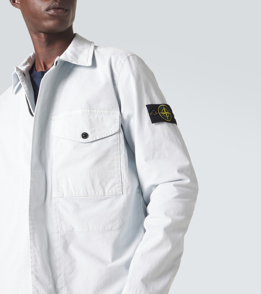  Stone Island Stone Island Hemdjacke Compass Aus Baumwolle 