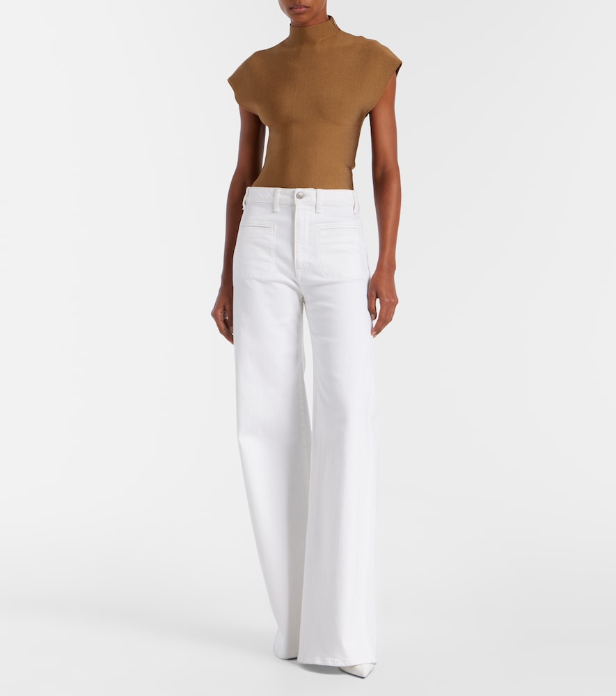  Khaite Khaite High-rise Wide-leg Jeans Delmonico 