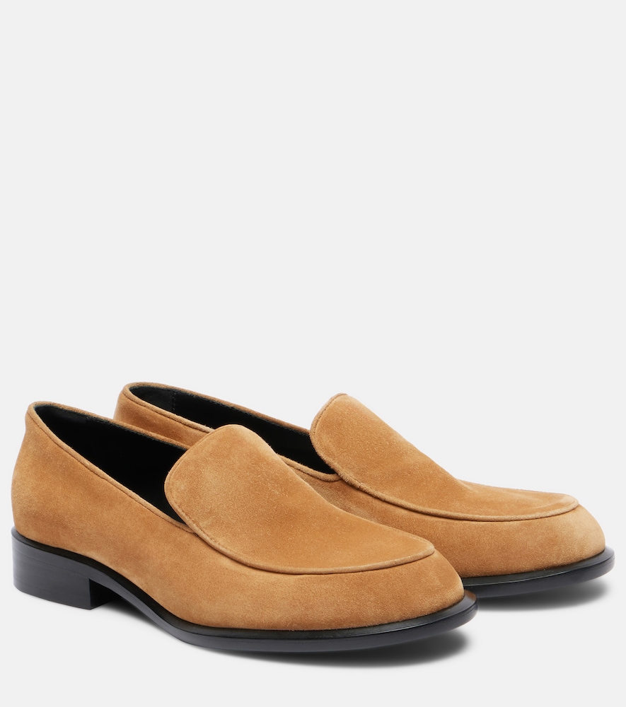 Khaite Miles suede loafers
