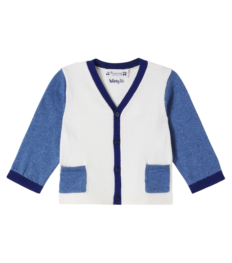 Bonpoint White Baby Tahiel Cotton And Cashmere Cardigan M Size 18 - Mytheresa