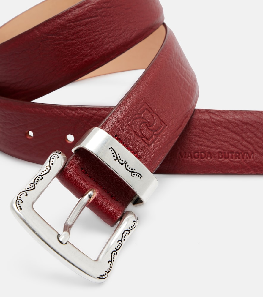  Magda Butrym Magda Butrym Engraved Leather Belt 
