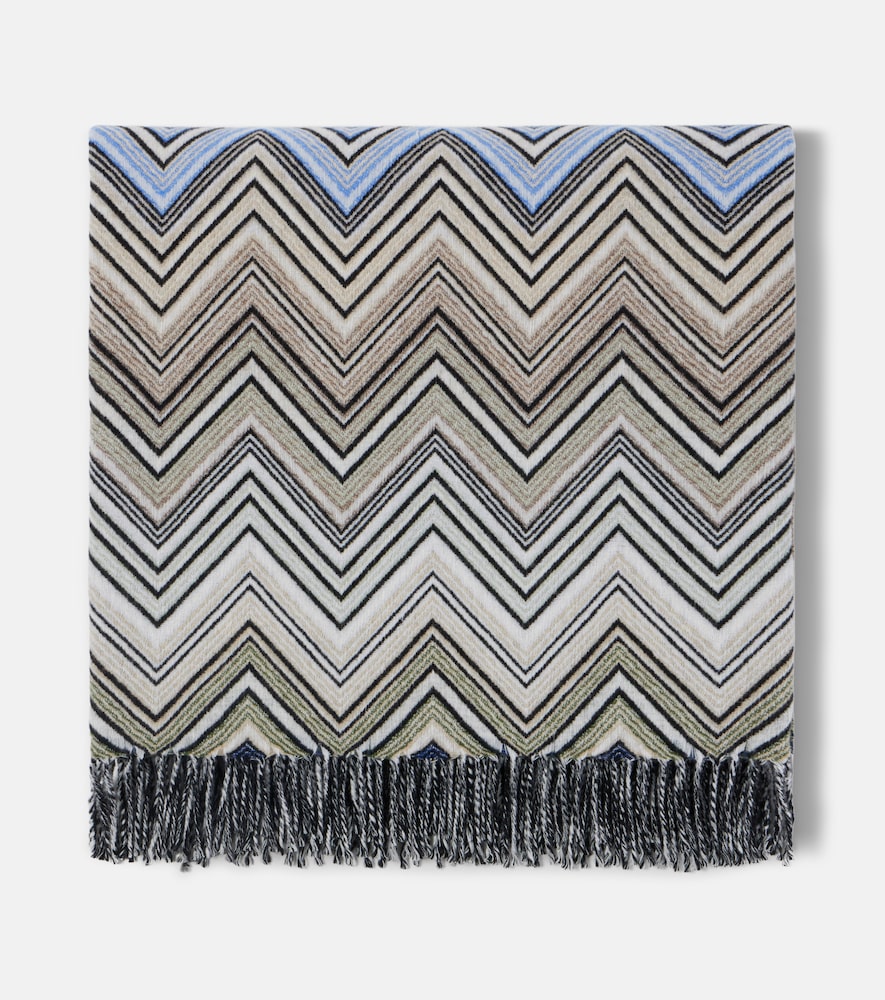 Missoni Perseo Zigzag Wool And Cashmere Throw In Multi