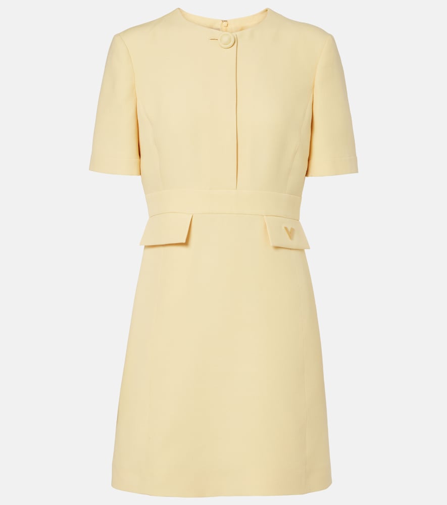 Valentino Crepe Couture VGold minidress