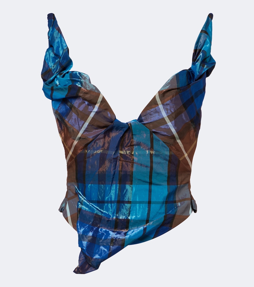 Vivienne Westwood Top bustier carreaux 1465€