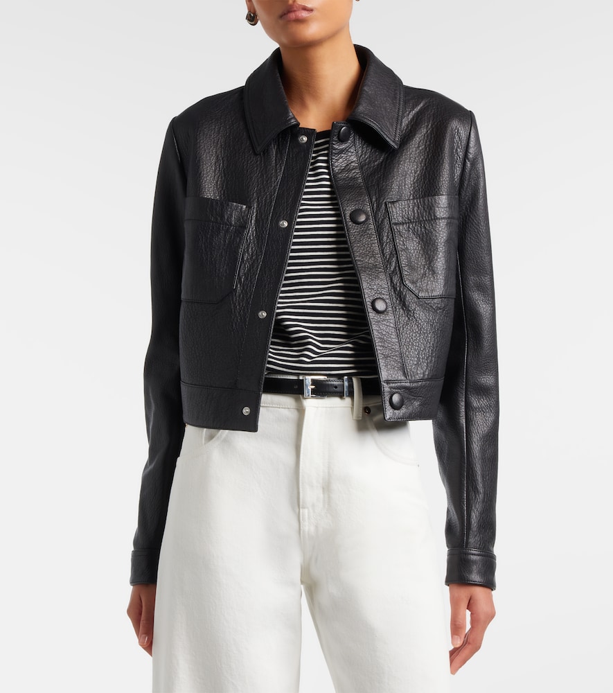  Frame Frame Veste The Small En Cuir 