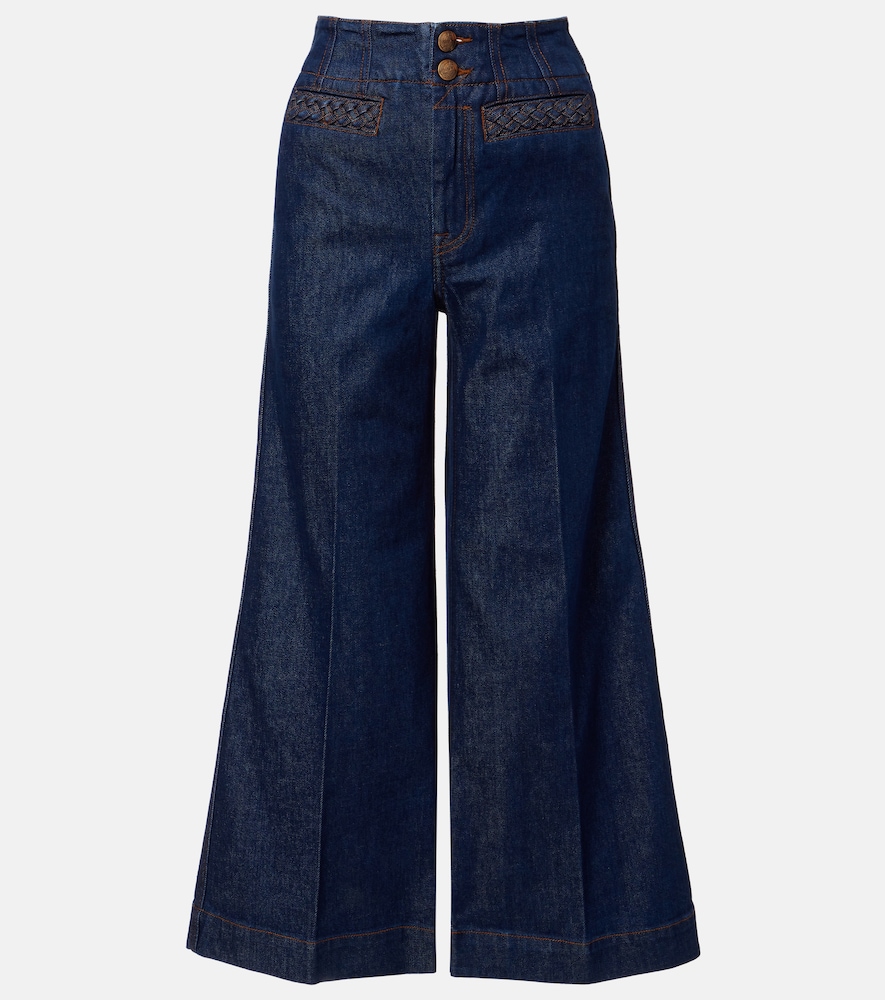Aster Cropped Flared Jeans