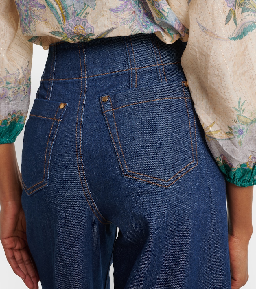 Zimmermann Zimmermann Aster Cropped Flared Jeans 