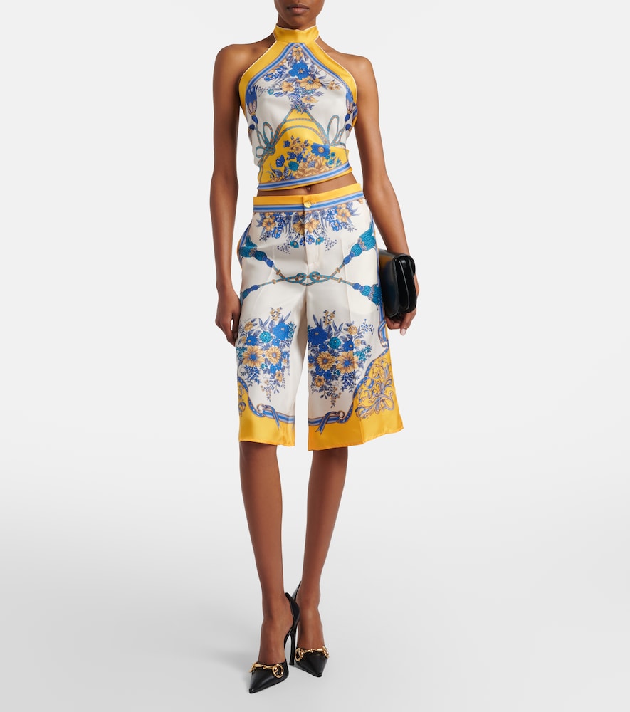  Gucci Gucci Culottes Aus Seiden-twill 