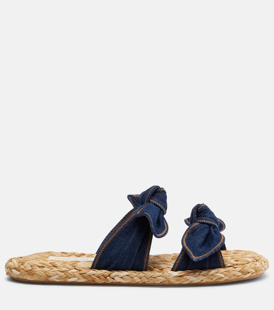  Zimmermann Zimmermann Carousel Denim Espadrille Slides 