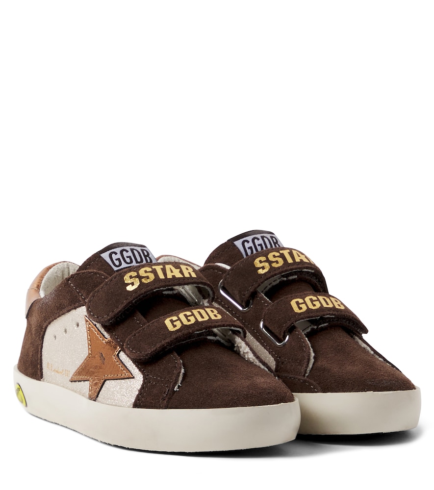 Golden Goose Kids Brown Old School Suede Sneakers UK Size 0 - Mytheresa