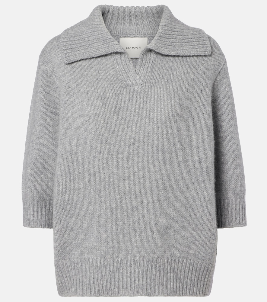 Lisa Yang Lailai cashmere and silk polo sweater