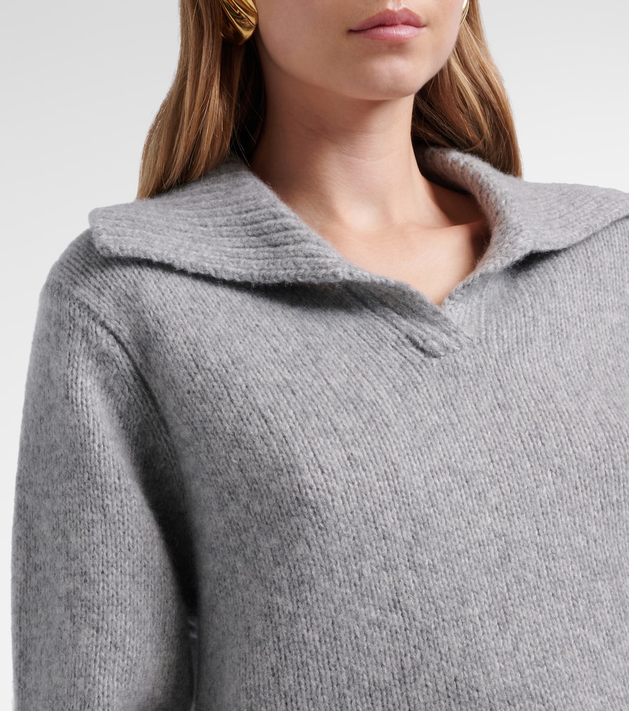  Lisa Yang Lisa Yang Lailai Cashmere And Silk Polo Sweater 