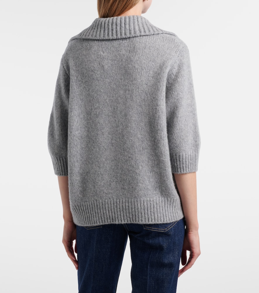  Lisa Yang Lisa Yang Lailai Cashmere And Silk Polo Sweater 