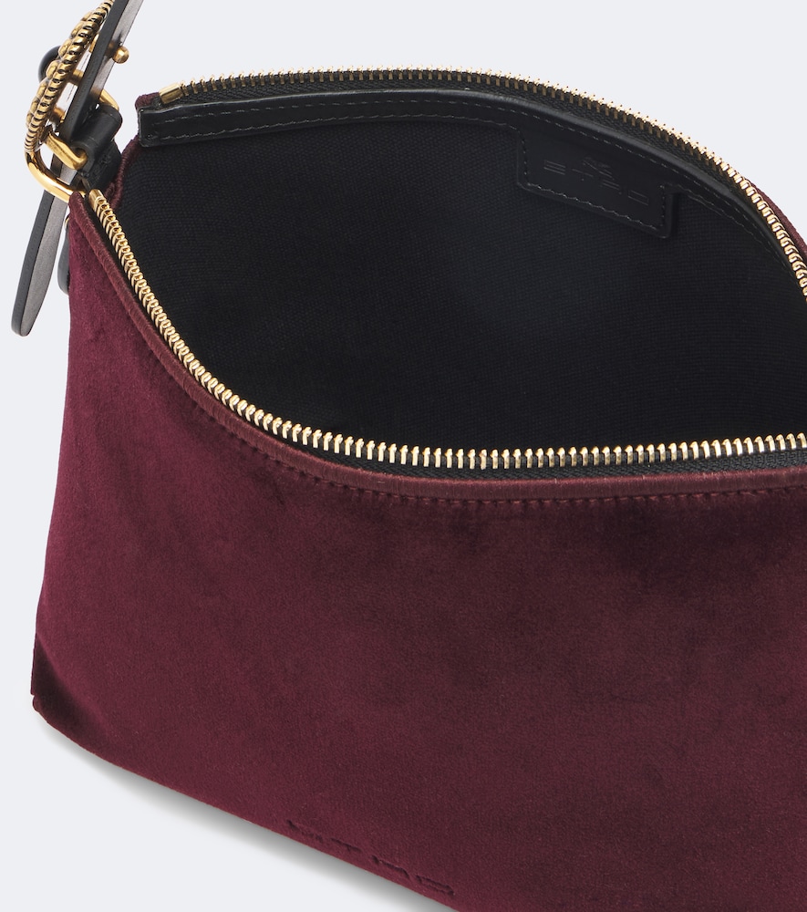 Small Velvet Shoulder Bag