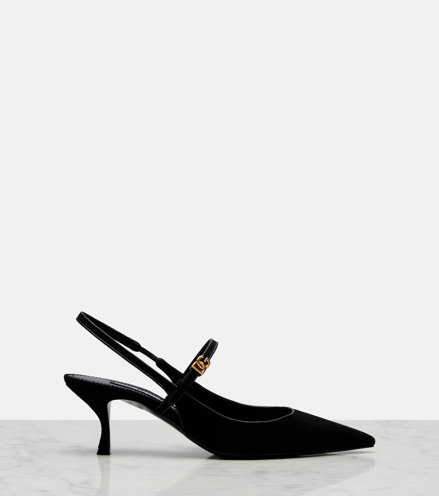  Dolce&gabbana Dolce&gabbana Suede Slingback Pumps 