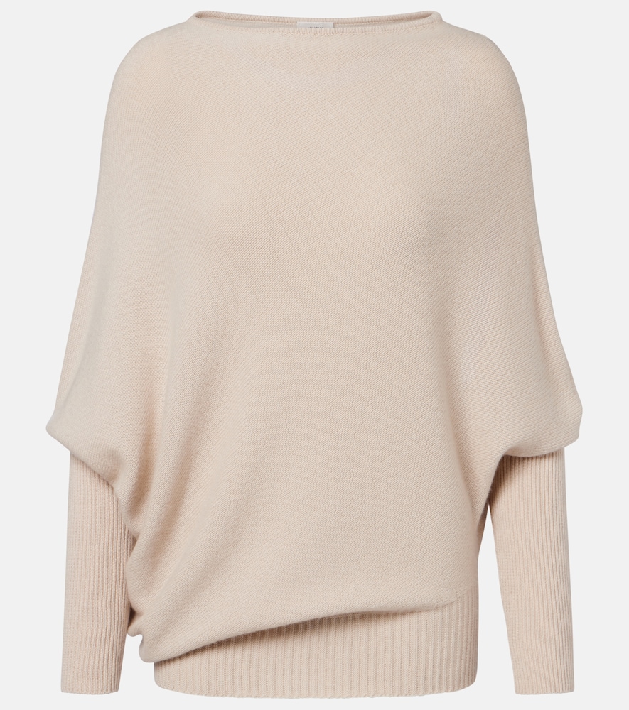 Pullover asimmetrico in cashmere