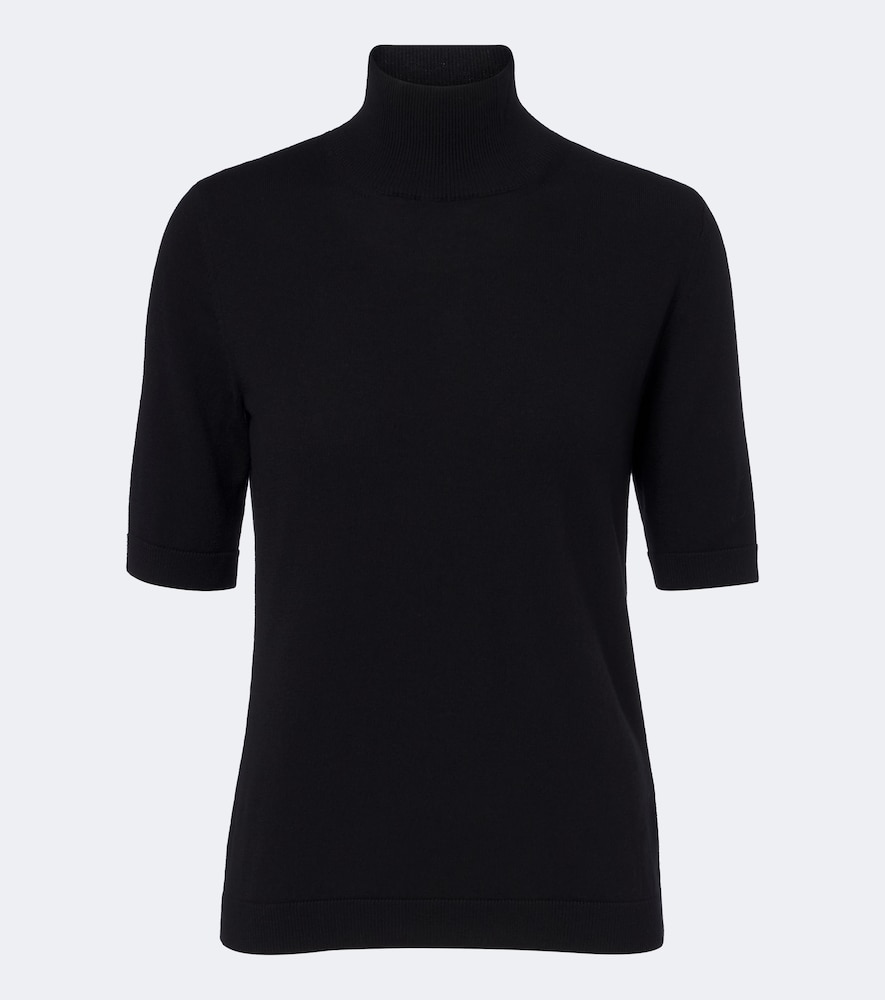 Pullover in lana a collo alto