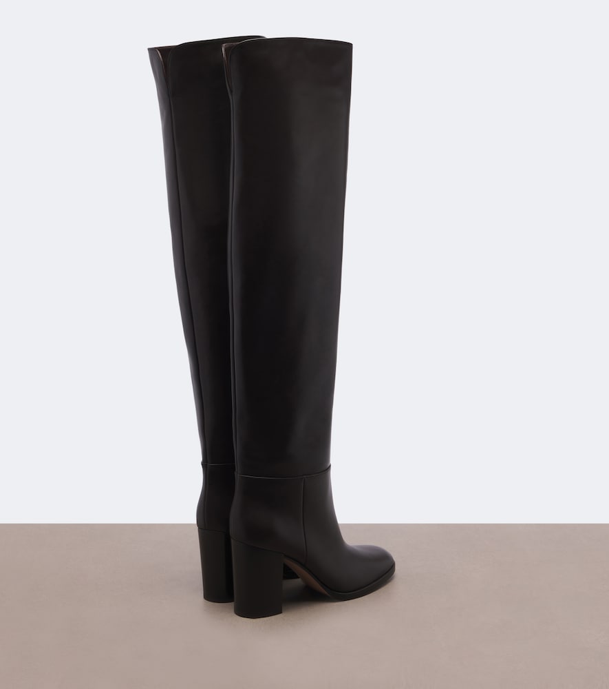 Leather Over-The-Knee Boots