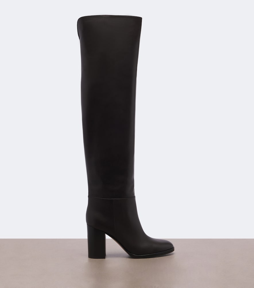 Leather Over-The-Knee Boots
