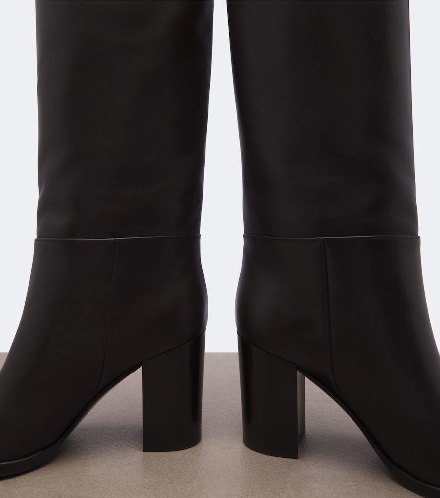 Leather Over-The-Knee Boots