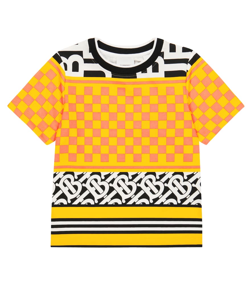 Burberry Kids Logo printed cotton jersey T-shirt