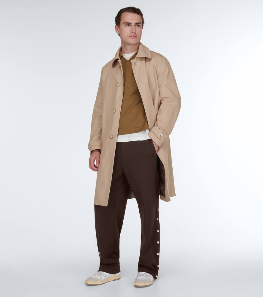 Lanvin Technical Track Pants In Ebony