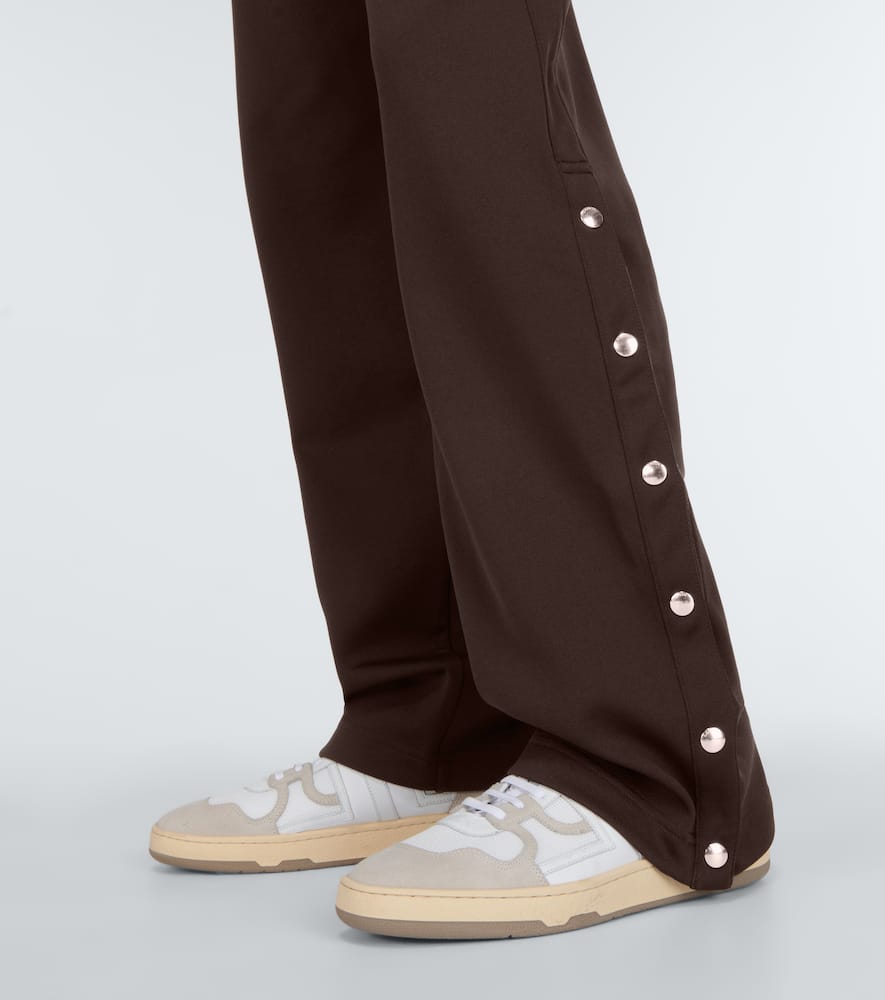 Shop Lanvin Technical Track Pants In Ebony