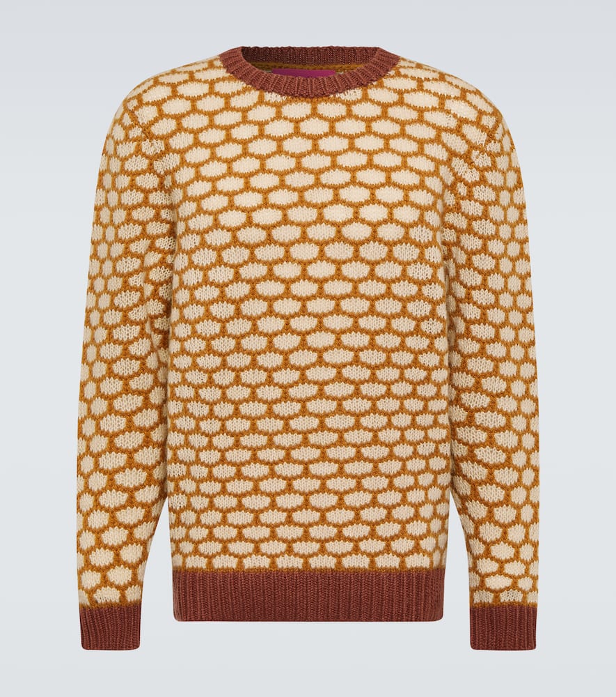 Jacquard cashmere sweater