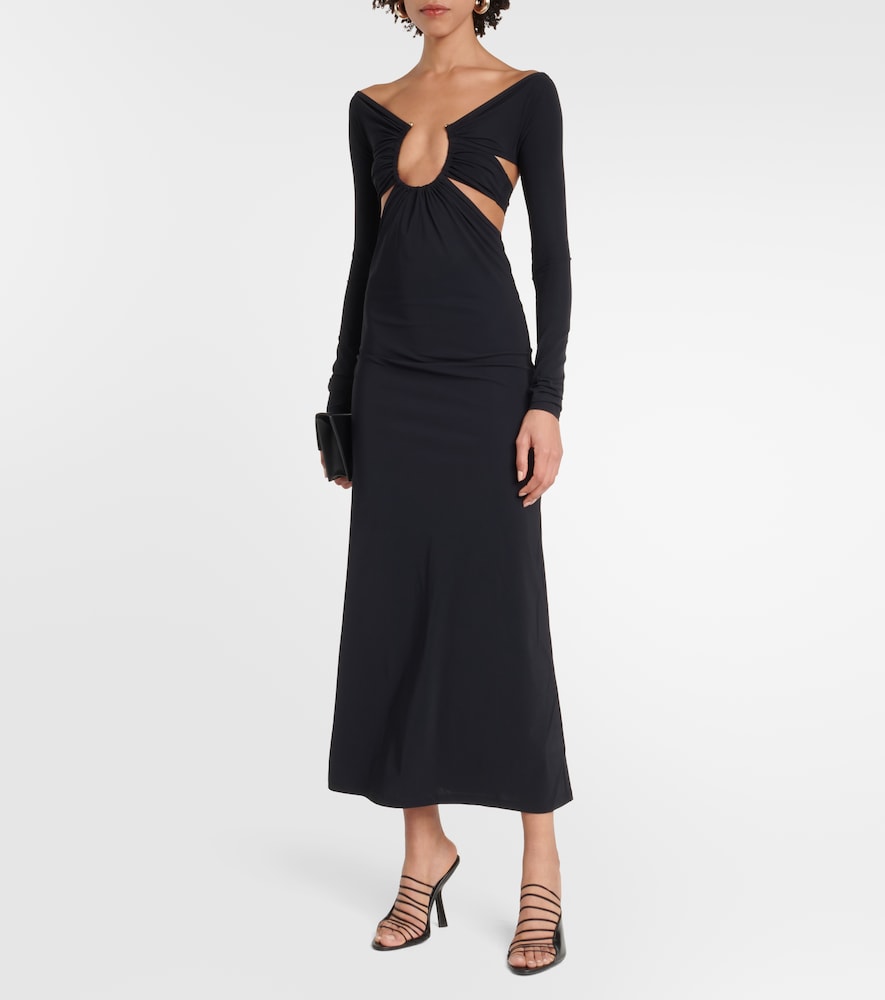 chinese dress ladies Displace Cutout Maxi