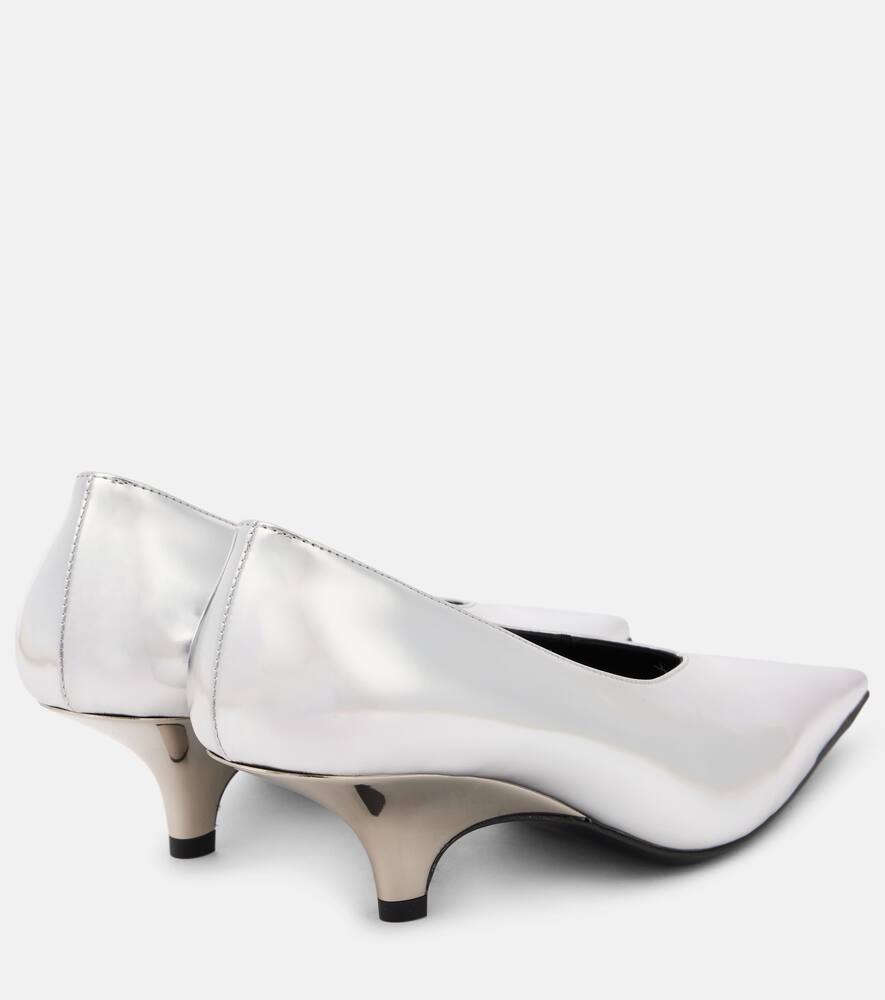 TOTÊME 55 MIRRORED LEATHER PUMPS