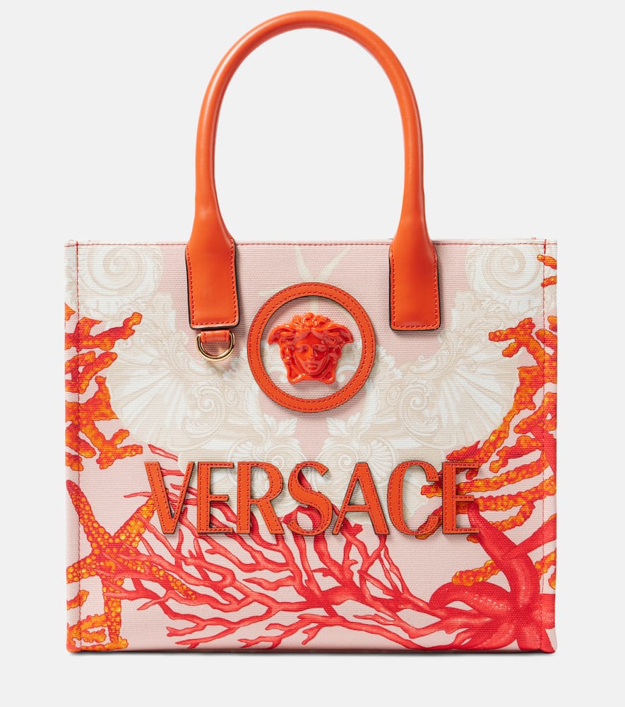 Versace La Medusa Barocco Sea Small canvas tote bag