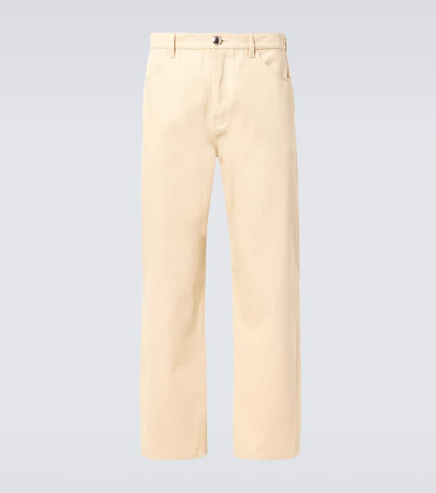 Jil Sander Mid-rise Straight Jeans In White