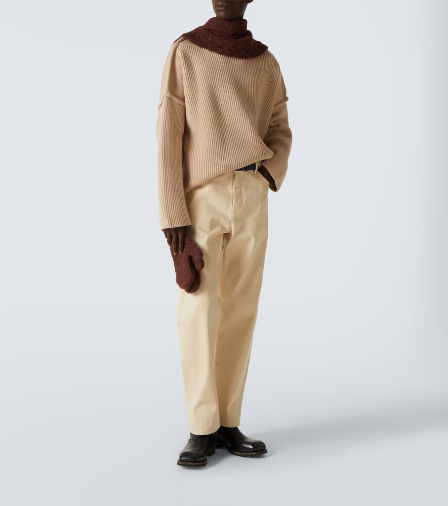 Jil Sander Mid-rise Straight Jeans In White