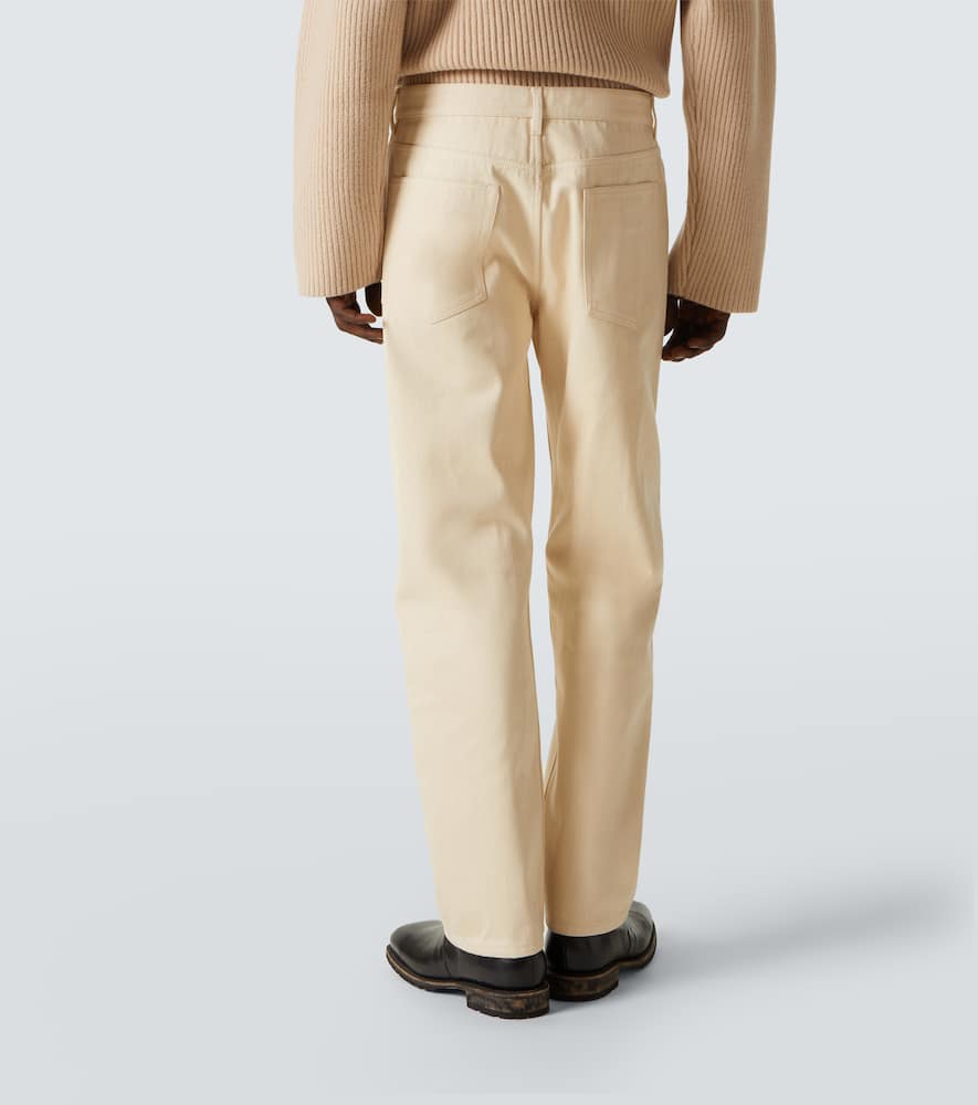 Jil Sander Mid-rise Straight Jeans In White