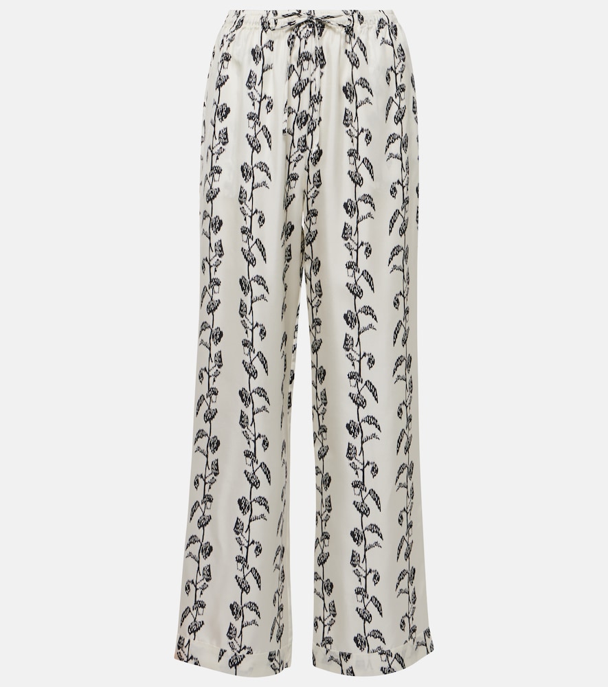 Asceno Pantalon ample Aurelia en soie 210 €