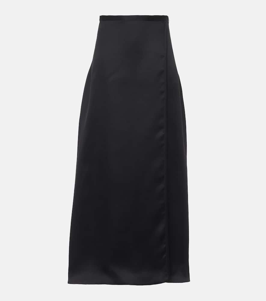 Mila silk maxi skirt