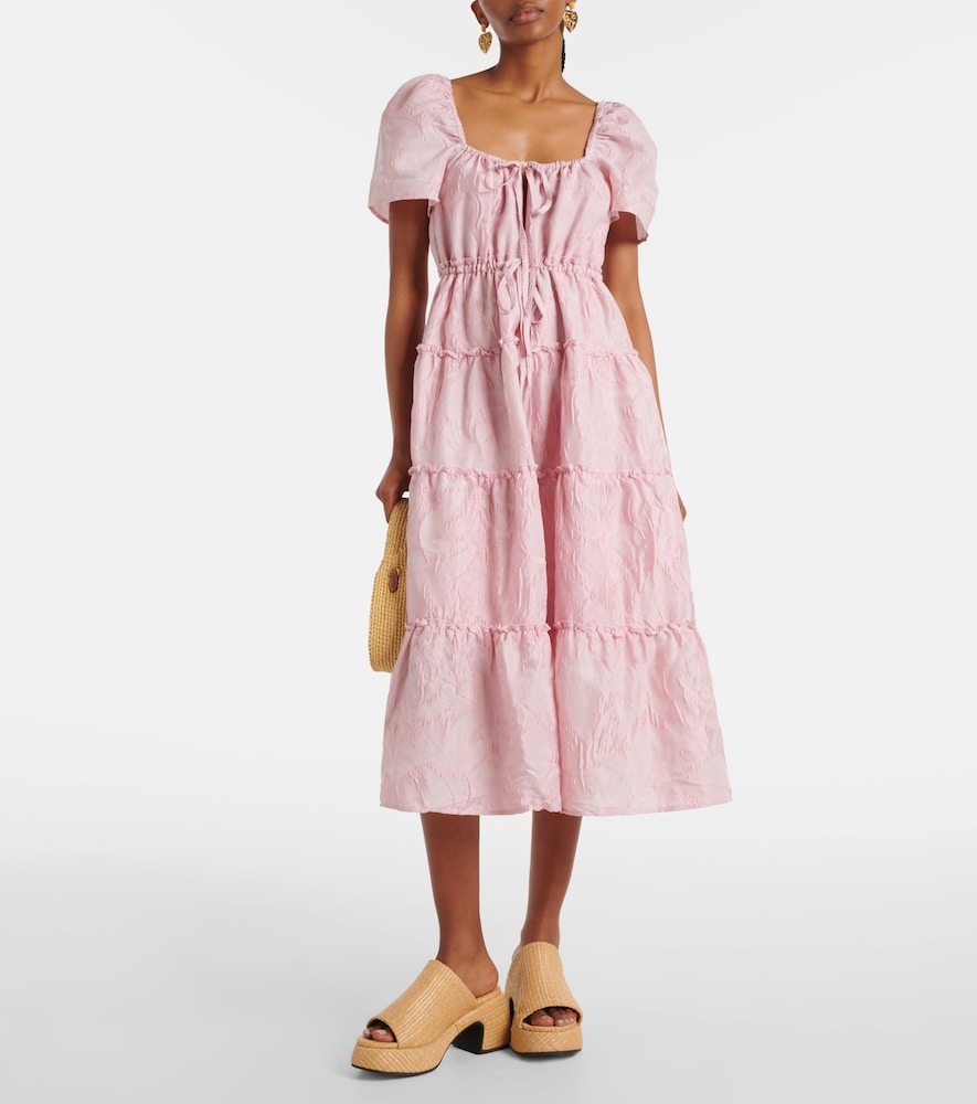  Ganni Ganni Midikleid Aus Jacquard 