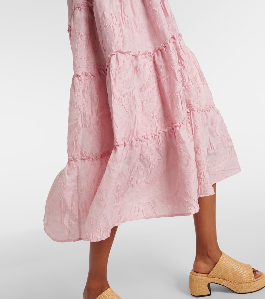  Ganni Ganni Midikleid Aus Jacquard 