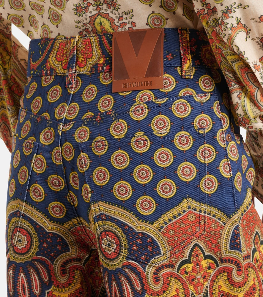  Valentino Valentino Wide-leg Jeans Voyage Imaginaire 