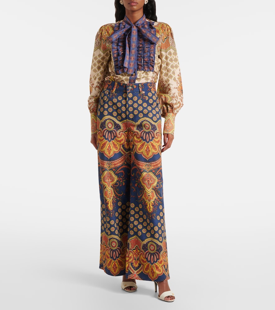  Valentino Valentino Wide-leg Jeans Voyage Imaginaire 