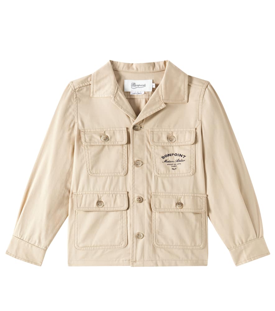 Bonpoint Feldjacke Fernand Aus Baumwoll-twill In Beige