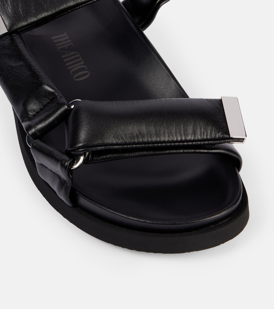  The Attico The Attico Salinas Leather Sandals 
