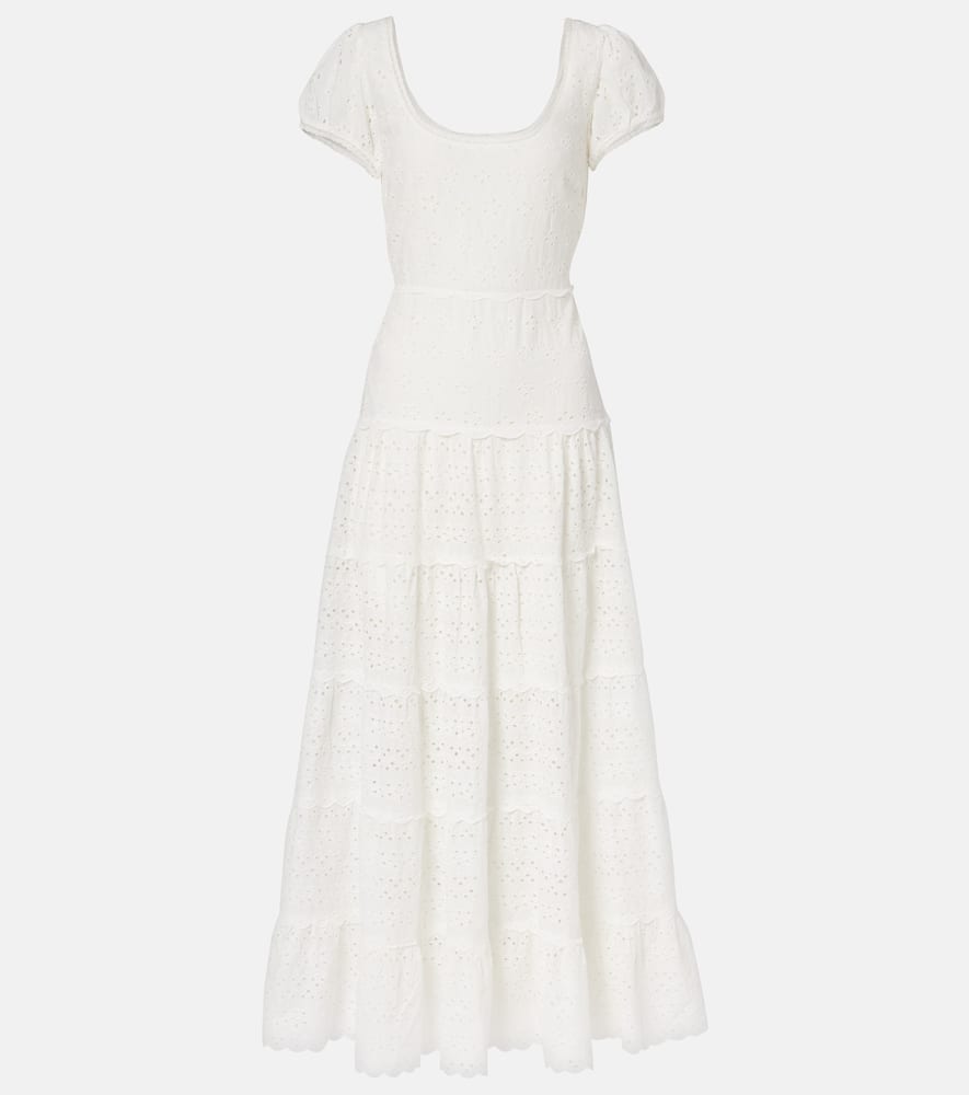 Remi broderie anglaise cotton midi dress