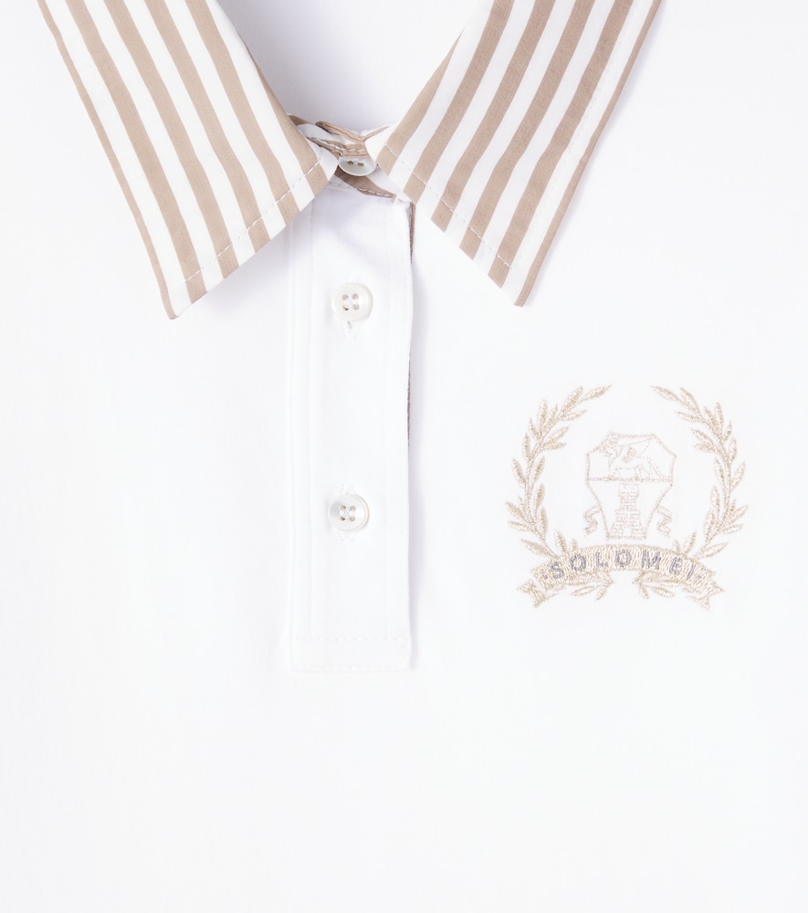  Brunello Cucinelli Kids Brunello Cucinelli Kids Polohemd Aus Baumwolle 